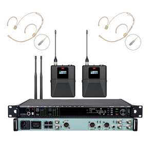 High Quality EIF UHF Dual Channel <b>Wireless</b> <b>Microphone</b> System AD4D-3 Various Styles with Replaceable Capsule OEM Services - Product Image 4