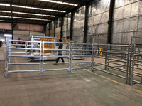Panneau de cheval de prix usine 3 4 5 6 panneaux de bétail de stylo rond de rail clôture de corral de cheval