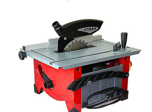 Mini Sierra de Mesa para Carpintería 8 en 1, Máquina de Corte Multifuncional para el Hogar, Sierra de Cadena, Corte de Aluminio, Corte de Madera Eléctrico Preciso - Product Image 2