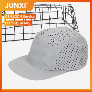 Casquettes en maille respirantes à séchage rapide en gros, logo personnalisé, cyclisme, <span class=keywords><strong>camping</strong></span>, course à pied, casquette de <span class=keywords><strong>camping</strong></span> unie à 5 panneaux non structurée - Product Image 1