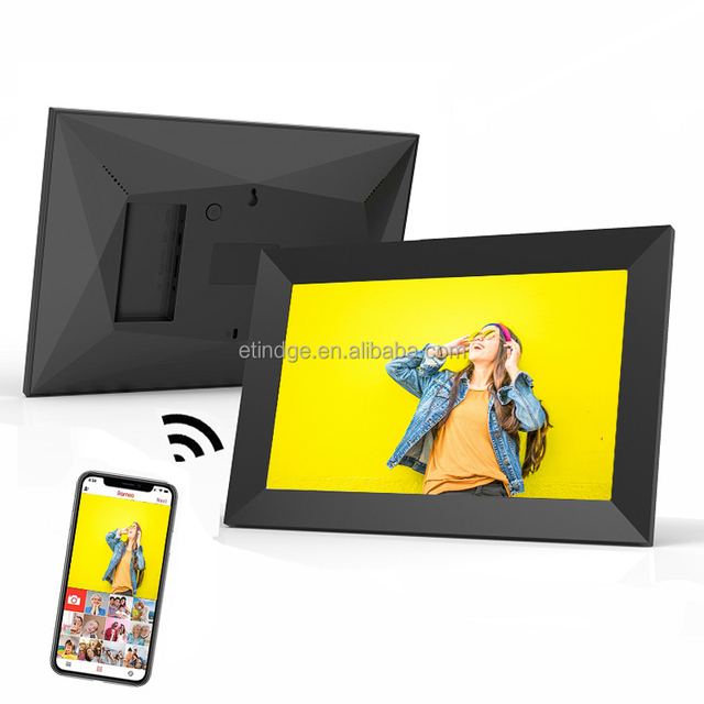 FRAMEO 10.1\" WiFi Digital Picture Frame IPS Touch Screen with 16GB Memory Instantly Share Photos and MP4 Videos