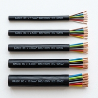 Cable Industrial para Computadora de Longitud Personalizada de 100m 500m, 8 Núcleos, Cobre Sólido y Trenzado, PVC Gris y Negro, Universal, 250V