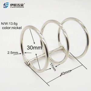 Anillo de carpeta de metal de venta directa de fábrica profesional YIWANG para Carpeta - Product Image 3