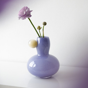 Vase <span class=keywords><strong>de</strong></span> table moderne en verre transparent effet champignon, finition craquelée, écologique, pour décoration intérieure, mariages et pot <span class=keywords><strong>de</strong></span> fleurs hydroponique - Product Image 3