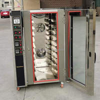 Four à convection à gaz le plus vendu avec injection de vapeur, équipement de boulangerie, four à convection électrique ou à gaz avec cuiseur vapeur et plan de cuisson en pierre