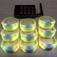 Équipement de décoration d'événement Lumière LED RVB Clignotant Bracelet LED télécommandé