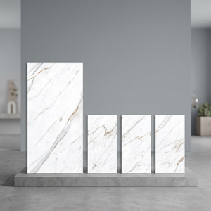 Onyx Ice Gold Calacatta 800x1600mm Designer Glossy Porcelain Floor And Wall Tiles Premium Collection India - Product Image 4