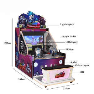 Machine de jeu vidéo à pièces de monnaie de haute qualité pour 2 joueurs, tir au ballon d'arcade pour enfants, pour les centres de jeux intérieurs - Product Image 6