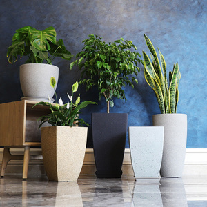 Ronda al por mayor jardín decoración del hogar planta alta macetas de flores <span class=keywords><strong>maceta</strong></span> de jardín <span class=keywords><strong>maceta</strong></span> de interior macetas de plástico - Product Image 6