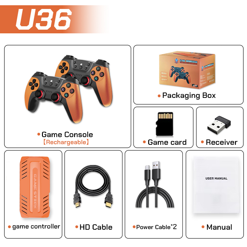 Naranja (controlador recargable)