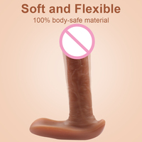 Vibrateur Dildo Télécommandé en Silicone Souple pour Femme avec Fonction Chauffante, Étanche et Télescopique - Modèle DDT-37