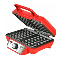 Aifa 1200 Watts Acier inoxydable 2 4 tranches de gaufrier belge avec bouton de brunissage et voyants lumineux