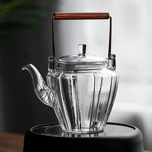 Hot Sale Classic Diamond Shape High Borosilicate Glass Eco-Friendly Water Kettle Heat Resistant Set for Home Use - Product Image 1
