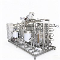 UHT Tubulaire Sterilisator met Ontluchter Automatische Sterilisatiemachine voor Melk, Fruitsap & Plantaardige Drankenfabriek