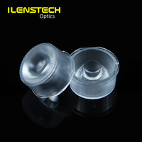 Lentille de diodes étanche lentille optique de 20 millimètres de diamètre lentille LED de profil en plastique de 30 degrés pour le lavage de mur