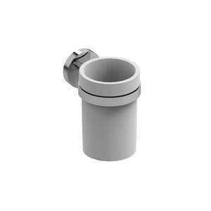 Porte-brosse à dents Mod Class Chrome 7,8 cm x 11,8 H x 10,7 L pour utilisation dans la salle de bain - Product Image 1