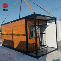 20ft 40 Cube Ready Made Prefab พับ Luxury บ้านคอนเทนเนอร์สำเร็จรูป Modular Home Container House