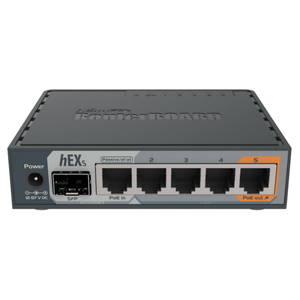 HEX S Mikrotik RB760iGS Router <b>Modem</b> Function 2 External Antennas WEP/WPA Security Dual-Band WiFi 802.11ax QoS Network - Product Image 2