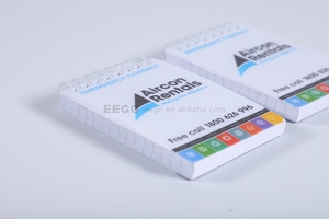 Atacado A7 Personalizado Mini Espiral Notebook Capa Macia Diários Pequenos Quadrados Organizador Escola Home Office Papel PP Presente Perfeito