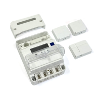 Caja de Distribución Inteligente para Medidor de Energía Monofásico, Material ABS y PC, IP65, Impermeable y a Prueba de Polvo, Medidor de Electricidad Digital