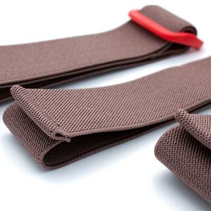 Customized Waterproof Solid Color Elastic Polyester Rubber Tape Massage Headbands Adjustable Buckle - Product Image 1