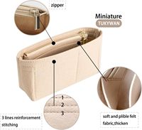 Organisateur de sac pour Longchamp Mini Bag, insert en feutre pour sac à main, organisateur intérieur pour sacs à main