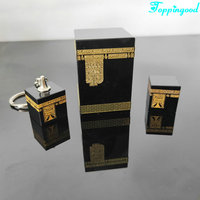 Livraison gratuite, modèle de la Kaaba en cristal, porte-clés islamique pour mariage, cadeaux pour les invités