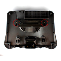 REGION FREE para Nintendo 64, bandeja con ranura para cartucho, carcasa de plástico para consola, juegos de EE. UU./Japón Con destornilladores