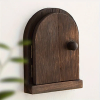 Couverture de plaque d'interrupteur en bois rustique Design minimaliste moderne Art mural créatif interrupteur protecteur cadeau de noël Style Vintage