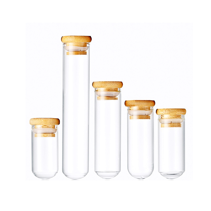 Test Tube With Stopper Borosilicate Test Tubes Wholesale High Quality Lab and Medical Round Bottom Heat Resistant