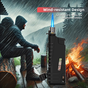 Encendedor de Llama Azul Flexible y Telescópico, Resistente al Viento, para Uso en Exteriores - Product Image 2