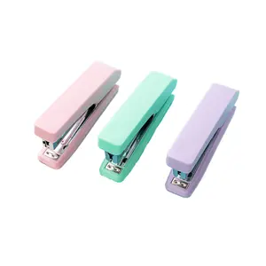 Macaron color will hold the staplerwholesale laborsaving student staplersmall 10 stapler