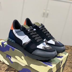 DSYX Baskets de créateur pour femme de haute qualité, avec empeigne en maille, motif camouflage, semelle épaisse cloutée, pour la course et l'extérieur - Product Image 4