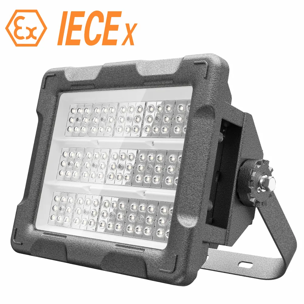 Atex Flood Light Fixture Led Anti Explosion Proof Light for Hazardous Area IP66 50W-200W Industrial Led Platform Light