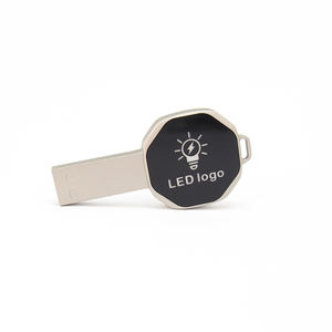 Lecteurs flash <span class=keywords><strong>USB</strong></span> de grande <span class=keywords><strong>capacité</strong></span> en vrac d'usine avec le logo léger mené forme de <span class=keywords><strong>clé</strong></span> de lecteur flash Usb2.0 Usb3.0 - Product Image 1