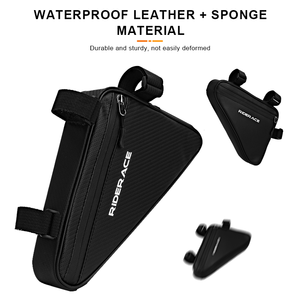 RIDERACE自行车包三角防雨3L大容量户外运动自行车车架前包<span class=keywords><strong>MTB</strong></span>公路自行车包车架包 - Product Image 2