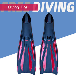 Palmes de plongée pour entraînement, palmes de natation pleine longueur en PVC rigide pour adultes, équipement de plongée libre - Product Image 3