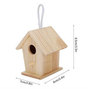 Venta al por mayor de casas de pájaros de madera DIY para colgar al aire libre de alta calidad Birdhouse Modern de Vietnam - Product Image 2