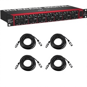 Interface audio numérique Behringer Ultragain ADA8200 Audiophile 8 entrées/8 <span class=keywords><strong>ADAT</strong></span> avec préamplificateurs micro MIDAS et 4 câbles XLR de 25 pieds - Product Image 1