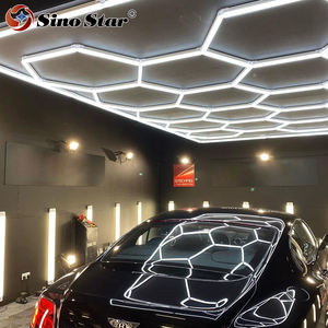 Luminaire suspendu LED hexagonal haute performance pour le detailing automobile, <span class=keywords><strong>centre</strong></span> de remise en forme, pour l'exportation vers la Fédération de Russie, modèle ST1028, alimentation CA - Product Image 2