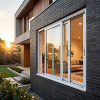 Fabrikpreis Schiebefenster Wasserdichtes Wohnfenster Doppelt Gehärtetes Glas Thermisches Aluminium-Schiebesystem Fenster