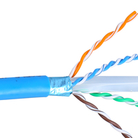 Cable Ethernet Cat6 UTP de Cobre Sólido OFC, 8 Conductores, 24AWG, 250MHz, 305m/caja, LSZH, Color Personalizado