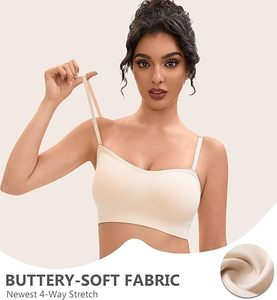 Convertible <strong>Clear</strong> Tube Top Straps Bandeau <strong>Bras</strong> slip Women's Sport Padded <strong>Bra</strong> Wireless Push up Sexy Lingerie <strong>Strapless</strong> <strong>Bra</strong> - Product Image 4