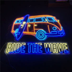 Китайская фабрика, Прямая поставка, акриловые светодиодные неоновые Настенные светильники, Свадебная вечеринка, неоновая вывеска на заказ - Product Image 6