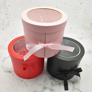Valentine's Day Wedding Double-Layer Rotating Rigid Gift <b>Box</b> Gold Foil Coated Paper Recycled Materials for <b>Flower</b> Wedding Gifts - Product Image 6