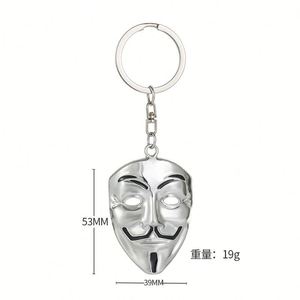 Llavero de Aleación de Zinc con Diseño de Máscara de Payaso, Personalizado, Moderno, Accesorio de Película, Colgante para Mochila, Regalo - Product Image 4