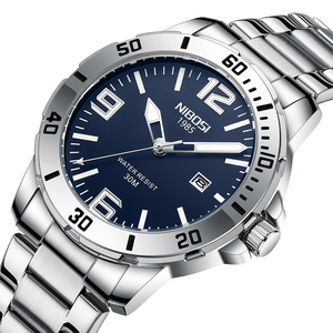 นาฬิกาควอตซ์กันน้ำ <span class=keywords><strong>Nibosi</strong></span> 2589 ขายส่ง<span class=keywords><strong>ราคา</strong></span>ถูก แฟชั่นธุรกิจหรูหรา สายสแตนเลส นาฬิกาข้อมือผู้ชาย - Product Image 6