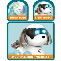 Fabricants Vente en gros Robot électronique chien danse jouets en plastique à piles chien musique lumière bébé interactif jouets pour enfants