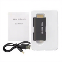 Kit Konverter HD All in One untuk PS2, Mengubah Sinyal Analog menjadi Adaptor HD 1080p, Kabel AV untuk Menghubungkan PS2 ke TV Baru