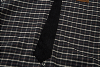 Chemise à carreaux pour homme, manches longues, boutonnée, avec cravate, style vintage, streetwear décontracté pour tous les jours, automne-hiver